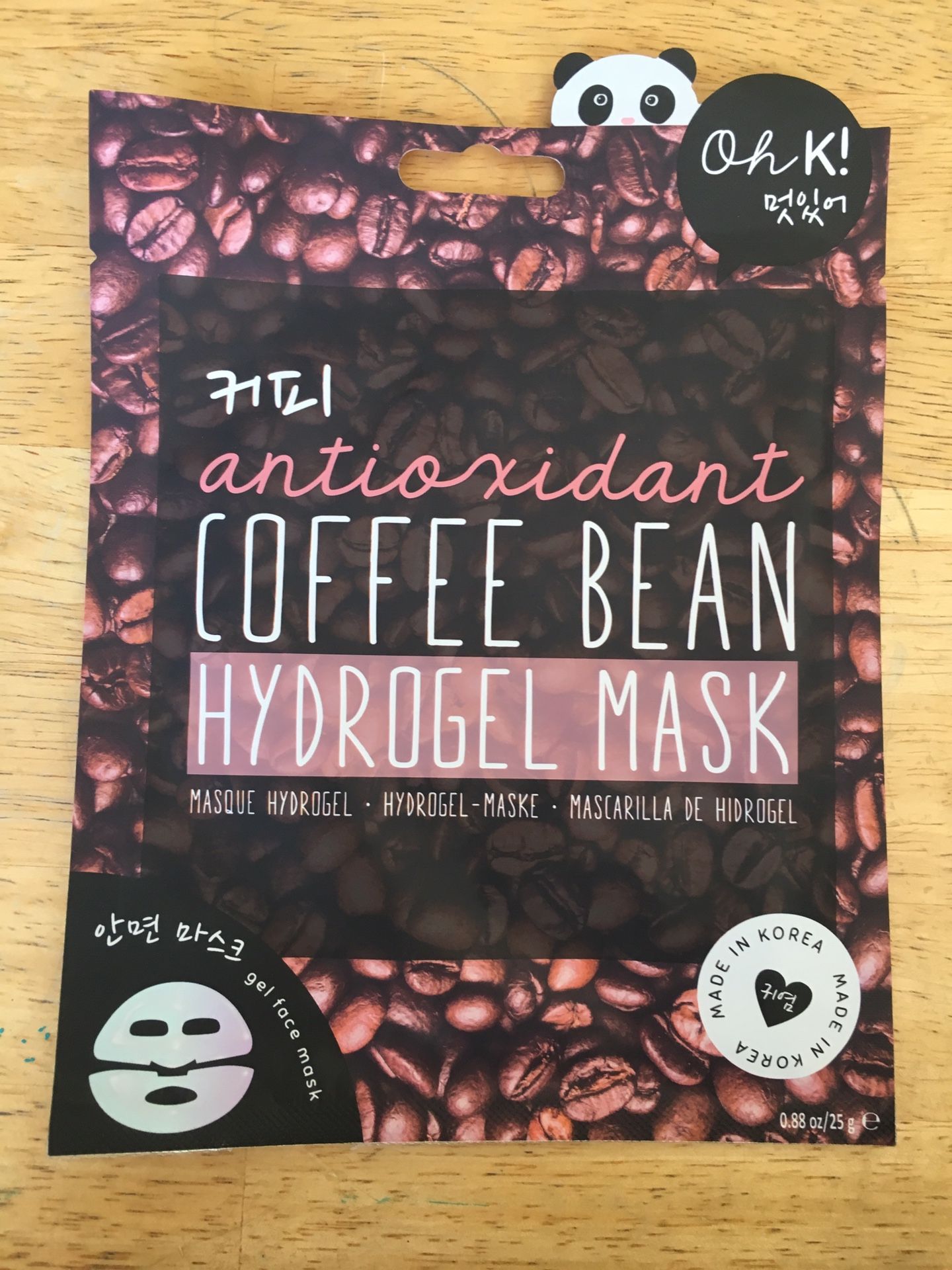 Face Mask- coffee bean hydrogel