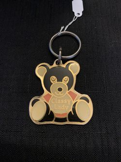 Vintage SWIB Clasdy Lady Bear keychain