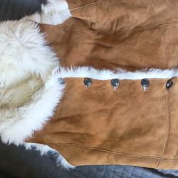 Reversible UGG 100%Lamb Fur Vest   Size Xl