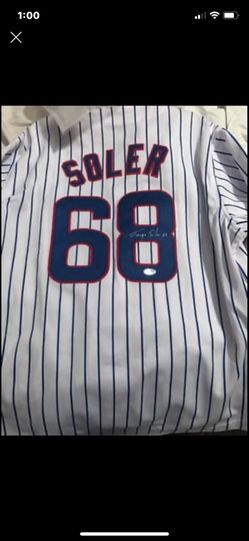 Jorge Soler Autographed Jersey