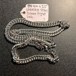 Spring Sale- 8mm Cuban Link Stainless Steel Chain 