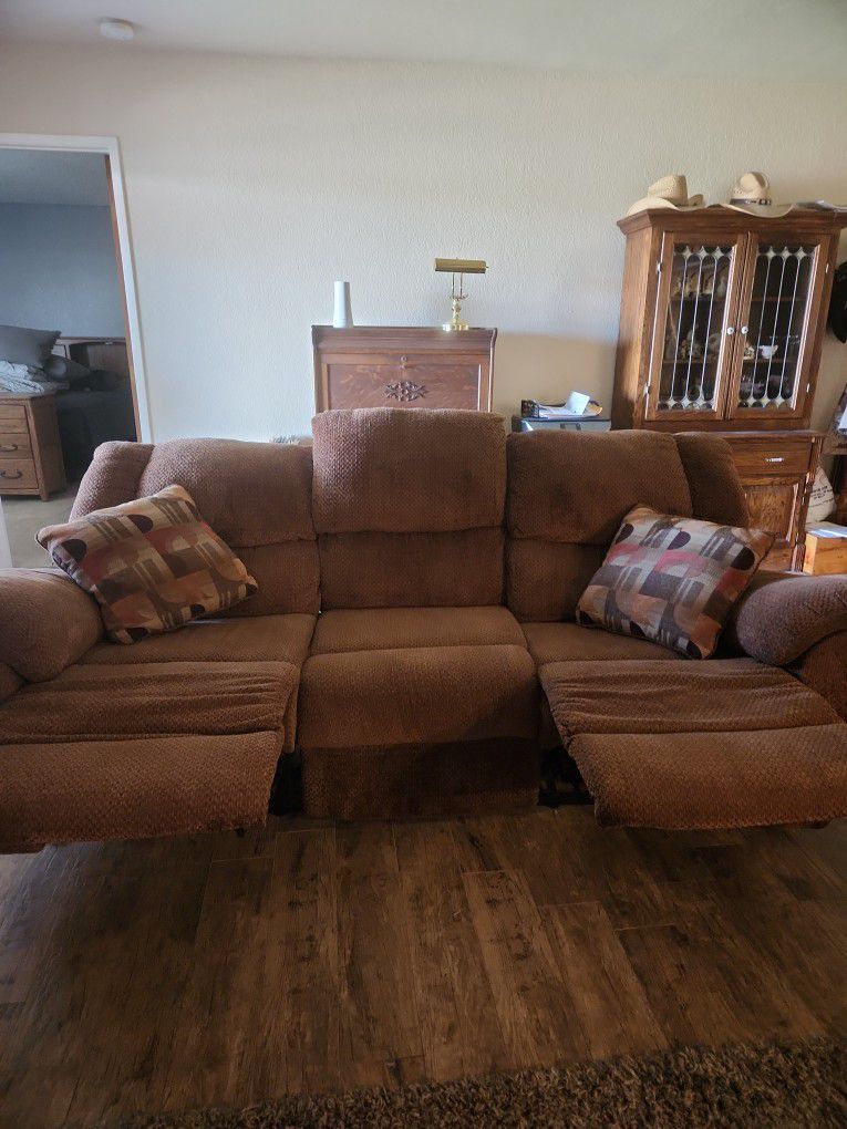 Ashley Electric Double Recliner Sofa - Must Sell Now!