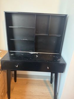 Small black vanity