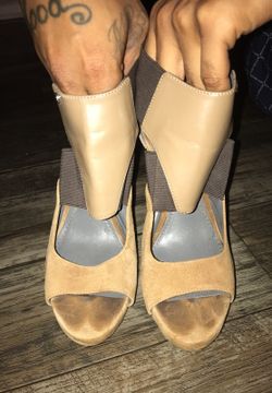 Brown Calvin Klein heels