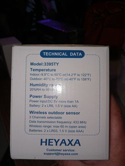 Heyaxa Wireless Pool Thermometer