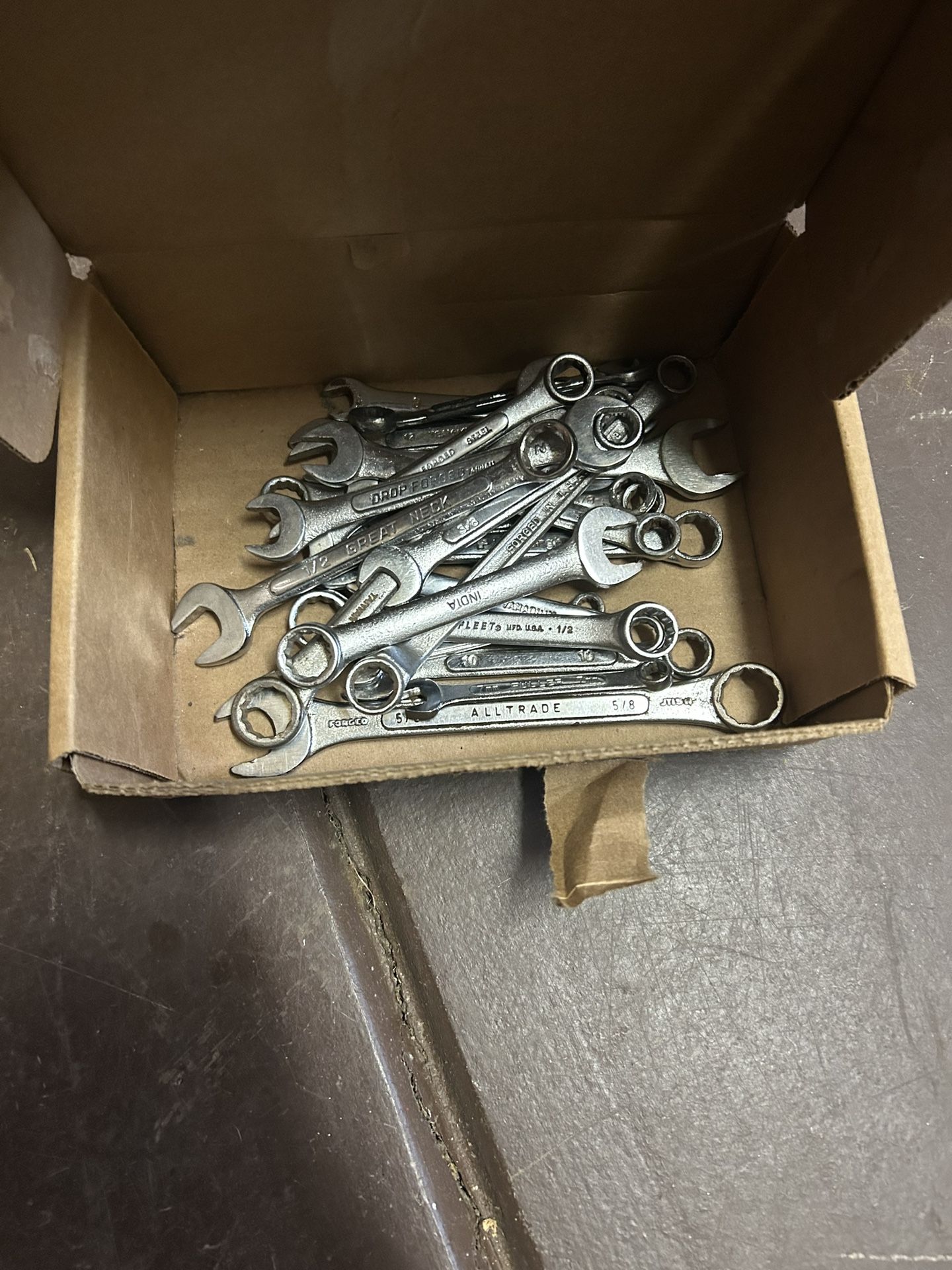 Tools-Approximately 20 Wrenches. 4 dollars for all.