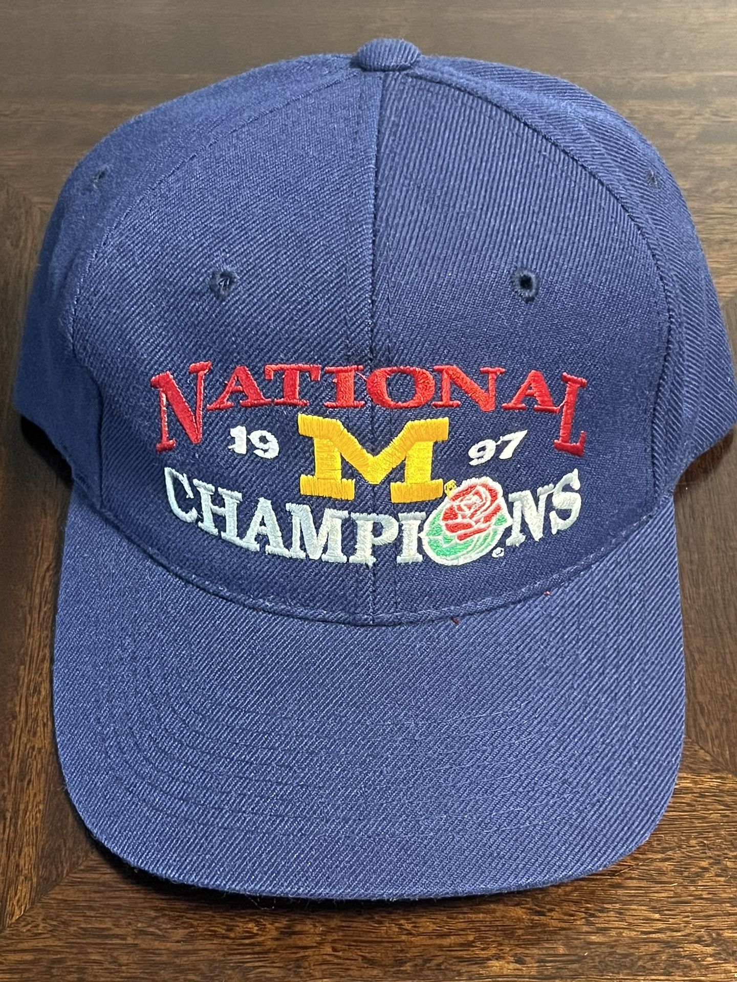 Vintage Michigan Wolverines National Champions Rosebowl 1997 SnapBack hat
