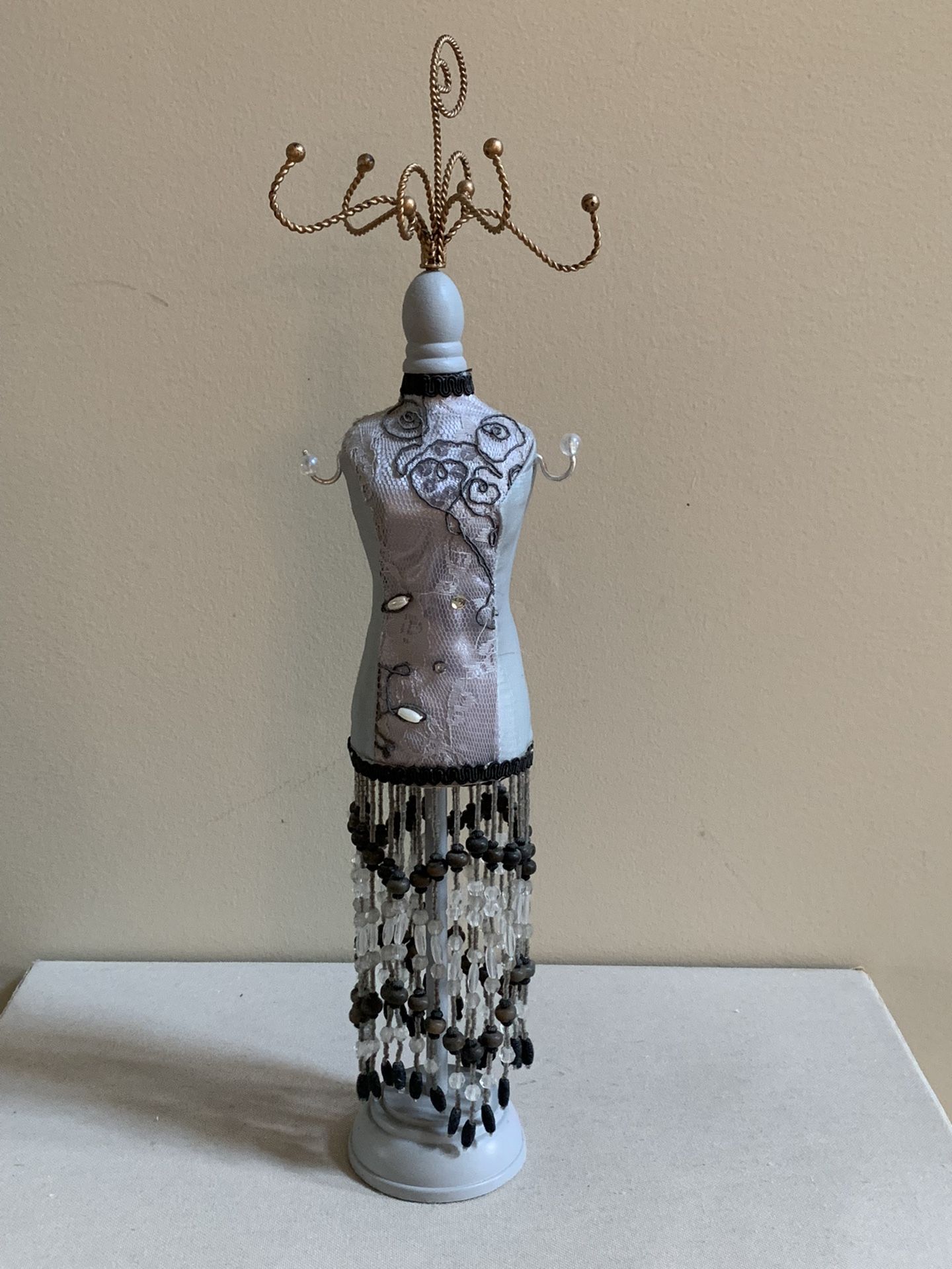 New Dress Mannequin Necklace Jewelry Display Stand 16”