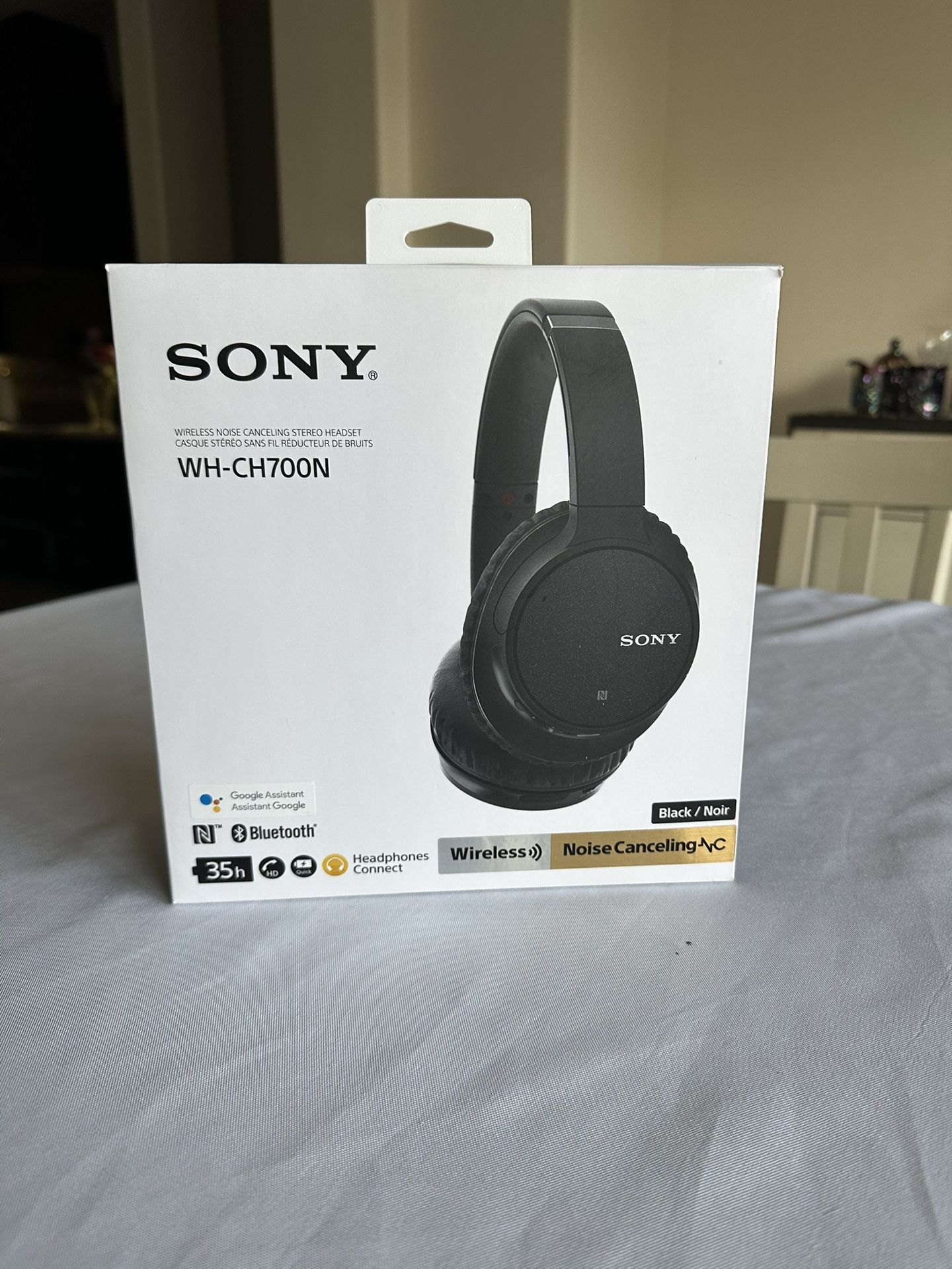 Sony Wireless Noise Cancelling Headphones-used once.
