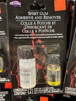 Fun World Spirit Gum Adhesive and Remover Set