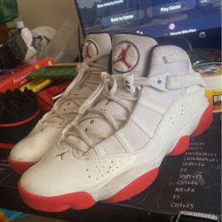 Jordan 6 Rings White University