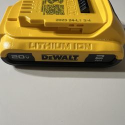 Dewalt battery 20v 2AH