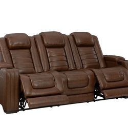 Backtrack Chocolate Power Reclining Sofa

