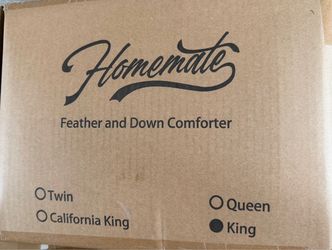 Homemate Feather and Down Comforter King
