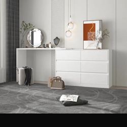 White Vanity Makeup Of Wayfair 