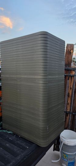 Stack of Plastic Utility Lids 14G & 27G