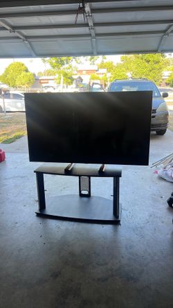 Smart flat screen tv with tv stand