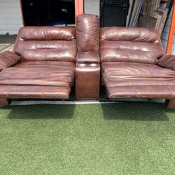 Electric recliner loveseat sofa
