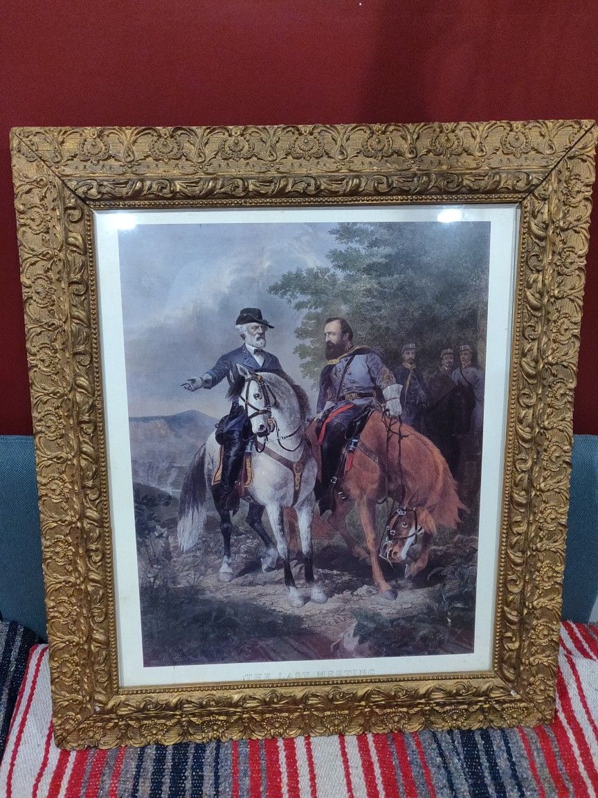 Civil War Painting/Print 29 X25 