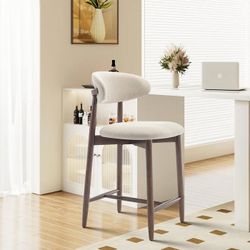 25" Counter Stool with Wood Frame