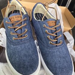 Blue shoes For men Size 9 & 1/2 Wide