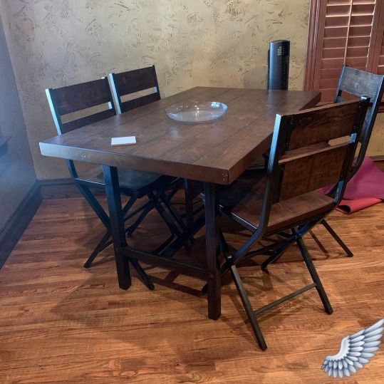 Ashley Kavara Dining Set Table and 4 Chairs 