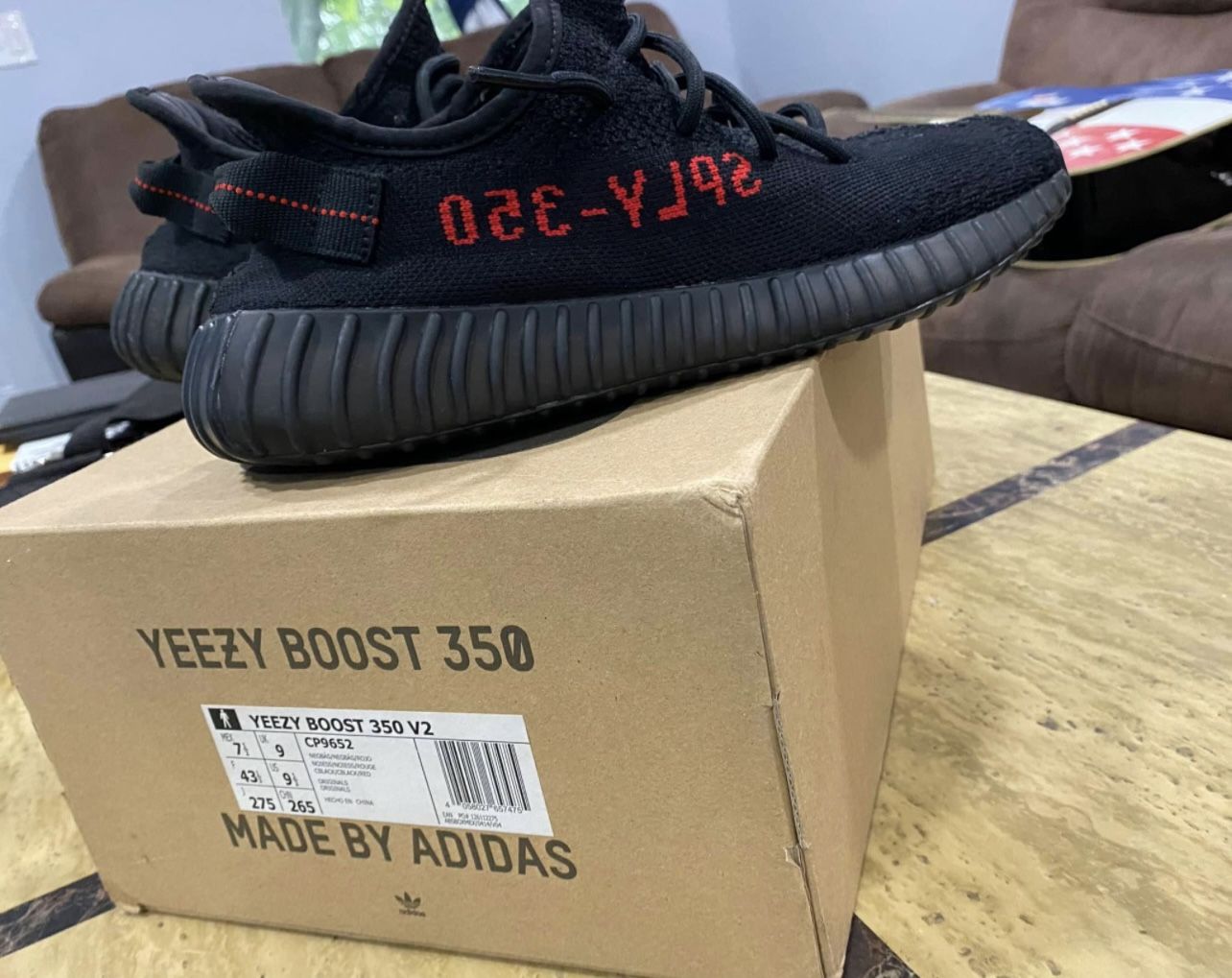 Adidas Yeezy Boost 350 V2 Black Red | Men