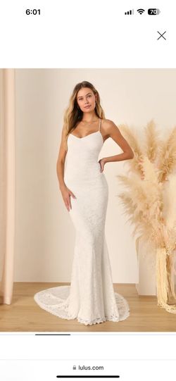 White Lace Wedding Dress