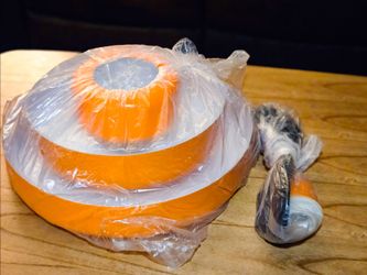 MCM Style 3-Layer Plug-In Pendant Light - Orange - Never Used!
