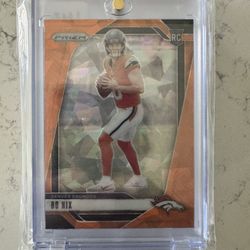 Bo Nix Orange Ice Rookie 