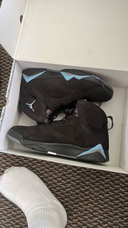 Air Jordan 7 Dark Brown Blue Sneakers