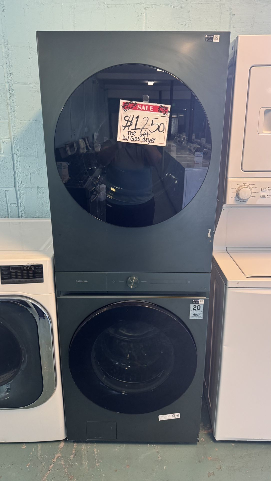 Samsung 27” Towerlike Stackable Washer And Dryer 20% Off