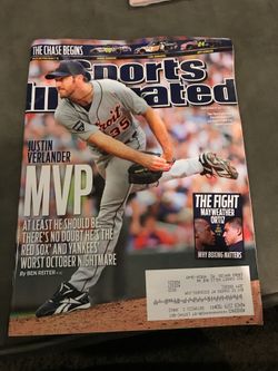 Sept 19 2011 Sports Illustrated Justin Verlander