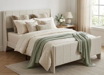 Brand new Queen upholstery bed