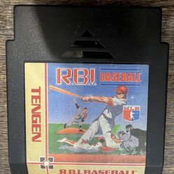RBI Baseball Tengen Nintendo Entertainment System NES Cleaned and Tested Working