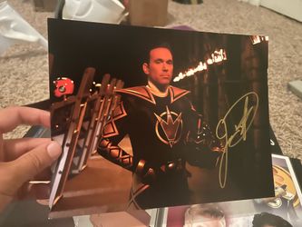 Power Rangers Dino Thunder Jason David Frank Autograph