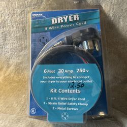 Smart Choice Dryer Four Wire Power Cord