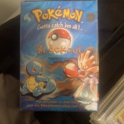 Pokémon Cards Never Opened Blacked Out Set  