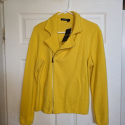 Ralph Lauren Women's Yellow Sweater Jacket XL
