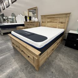 4 PC QUEEN BEDROOM SET 