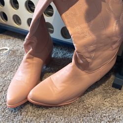 Pink Cow Girl Boots