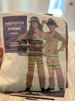 Kids pretend play firefighter dress up Halloween costume