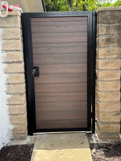 Fence gates wall topper