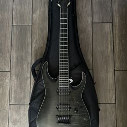 Ibanez RGAIX6FM-TGF Iron Label Transparent Gray Flat