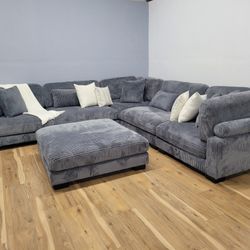 6 Pc Modular Sectional With Ottoman 