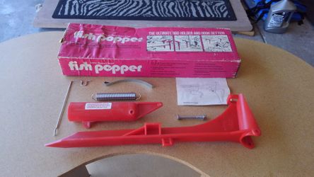 Fish popper, rod holder