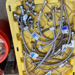 Hose line connectors and heads $25 for all