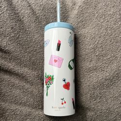 Kate Spade Tumbler with Straw