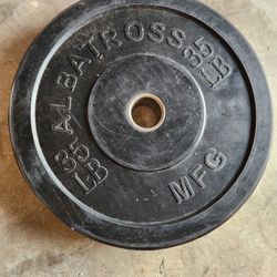 45lb Barbell And 2 35lb Plates 