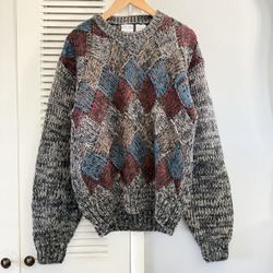 Vintage Bachrach Hand Knit Sweater